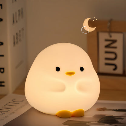 Sleepy Duck™ LED Night Light – Soft Silicone Touch Lamp for Cozy Nights