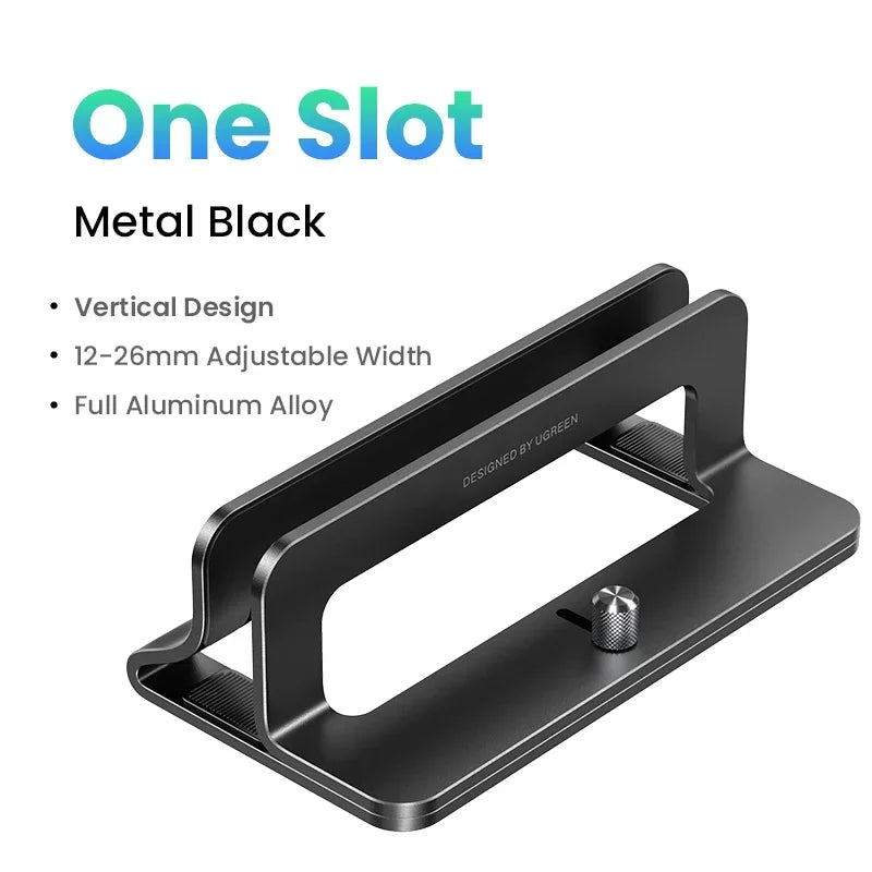 Vertical Laptop Stand Holder for Macbook Air Pro Aluminum Foldable Notebook Stand Laptop Support Macbook Pro Tablet Stand
