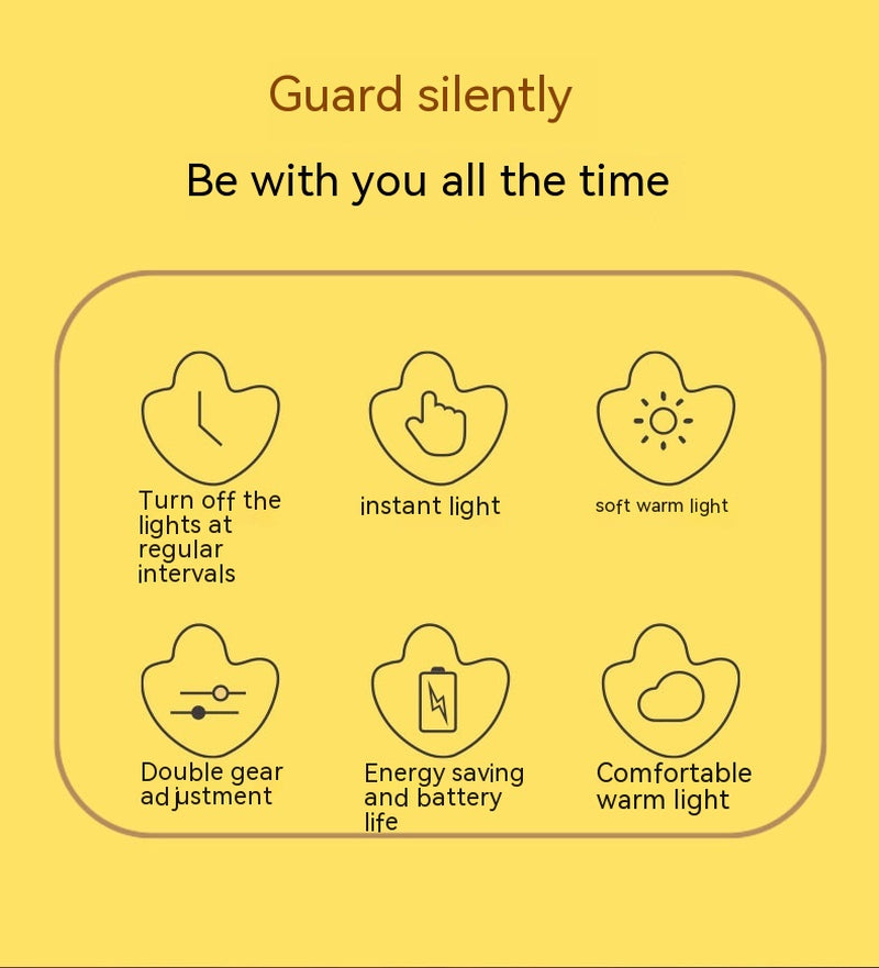 Sleepy Duck™ LED Night Light – Soft Silicone Touch Lamp for Cozy Nights