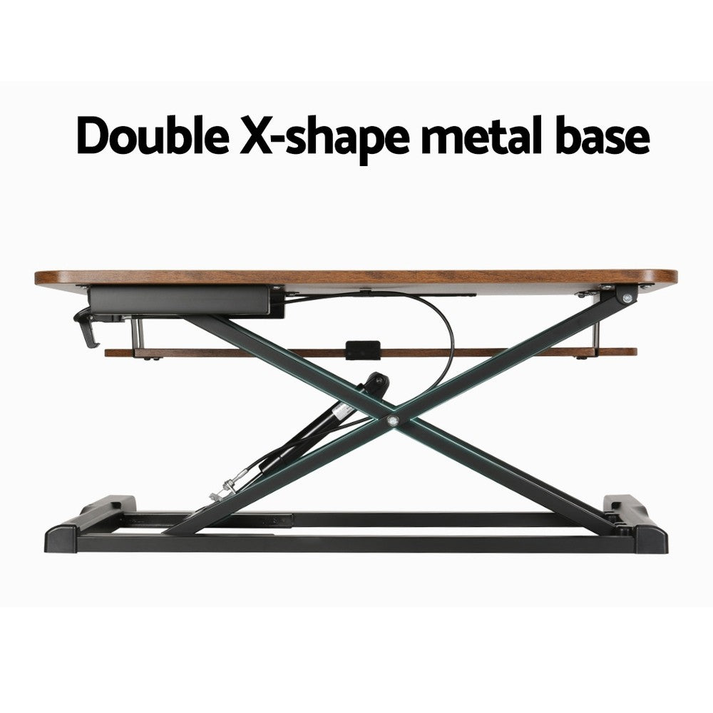 Height-Adjustable Standing Desk Riser – Ergonomic Sit-to-Stand Workstation (80cm)