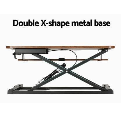 Height-Adjustable Standing Desk Riser – Ergonomic Sit-to-Stand Workstation (80cm)