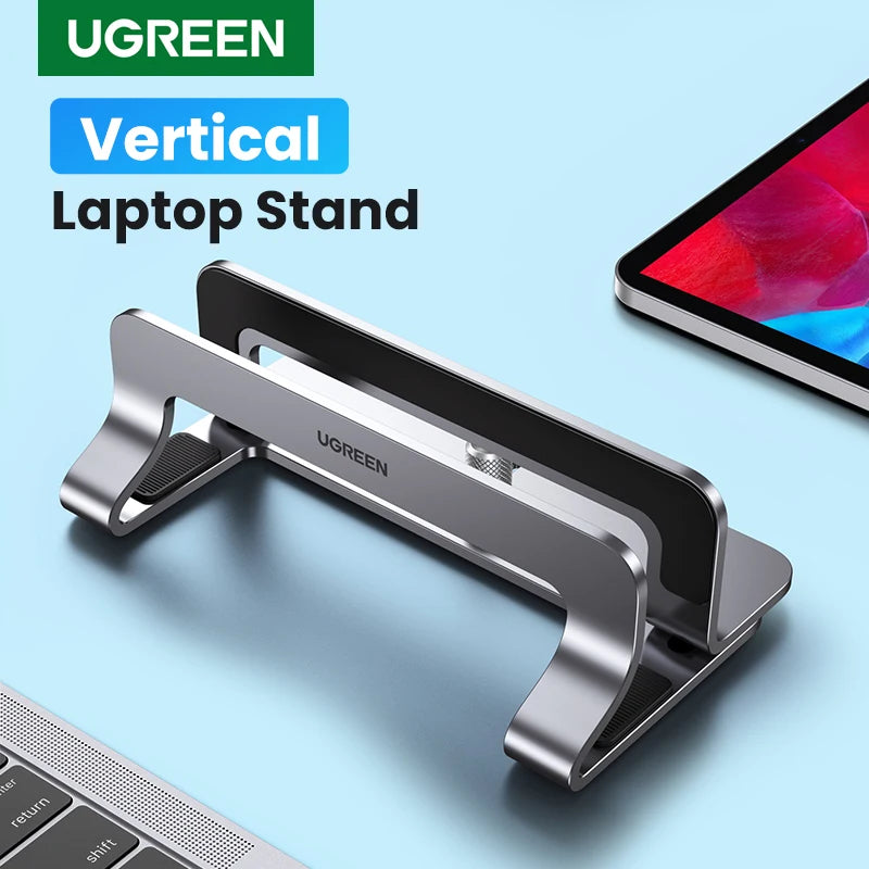 Vertical Laptop Stand Holder for Macbook Air Pro Aluminum Foldable Notebook Stand Laptop Support Macbook Pro Tablet Stand