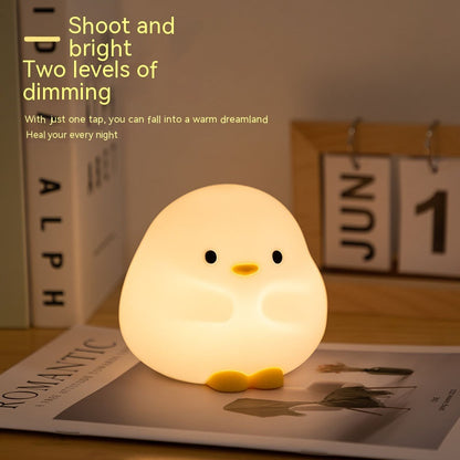 Sleepy Duck™ LED Night Light – Soft Silicone Touch Lamp for Cozy Nights