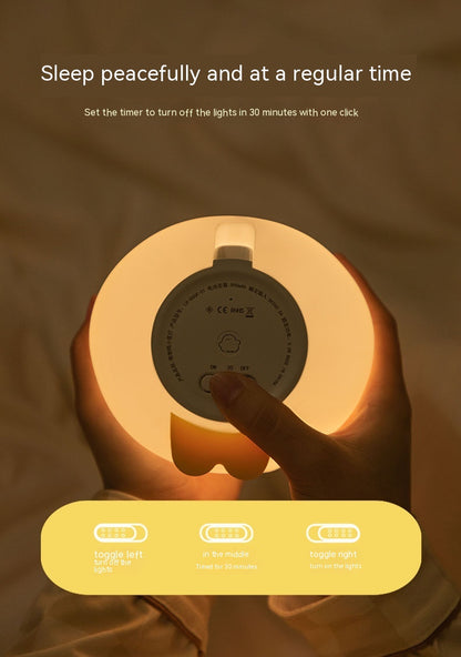 Sleepy Duck™ LED Night Light – Soft Silicone Touch Lamp for Cozy Nights