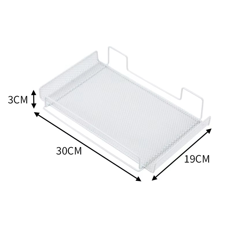 Under Desk Cable Management Tray No Drill Steel Desk Cable Organizers Wire Management Tray Cable Management Rack Storage Shelf
