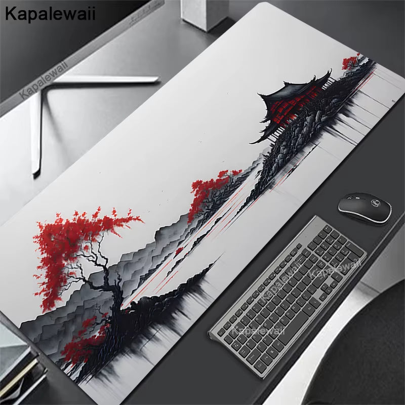 Desk Mat Gamer Mousepads Company Mouse Pad Office Desk Pad Ink Painting Large Mousepad Chinese Style Mouse Mat for Computer Pads