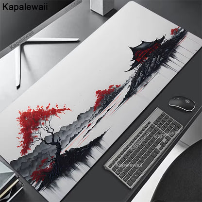 Desk Mat Gamer Mousepads Company Mouse Pad Office Desk Pad Ink Painting Large Mousepad Chinese Style Mouse Mat for Computer Pads