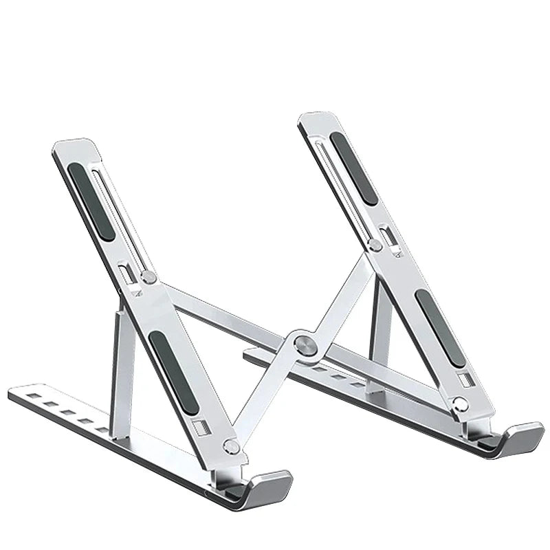 Portable Laptop Stand Aluminum Notebook Support Computer Bracket Macbook Air Pro Holder Accessories Foldable Lap Top Base for Pc