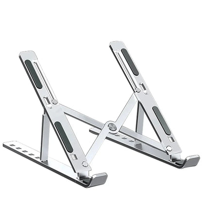 Portable Laptop Stand Aluminum Notebook Support Computer Bracket Macbook Air Pro Holder Accessories Foldable Lap Top Base for Pc