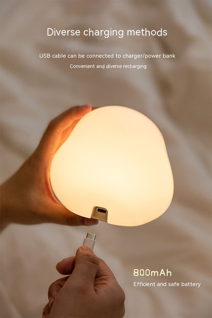 Sleepy Duck™ LED Night Light – Soft Silicone Touch Lamp for Cozy Nights