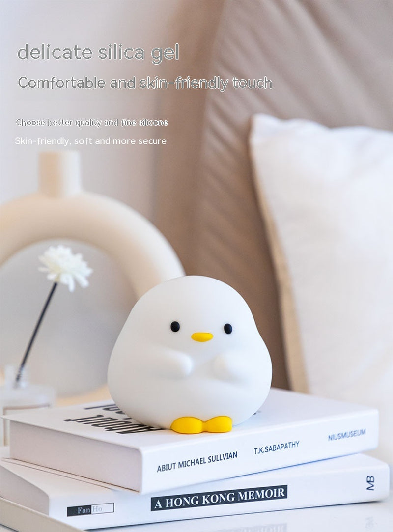 Sleepy Duck™ LED Night Light – Soft Silicone Touch Lamp for Cozy Nights