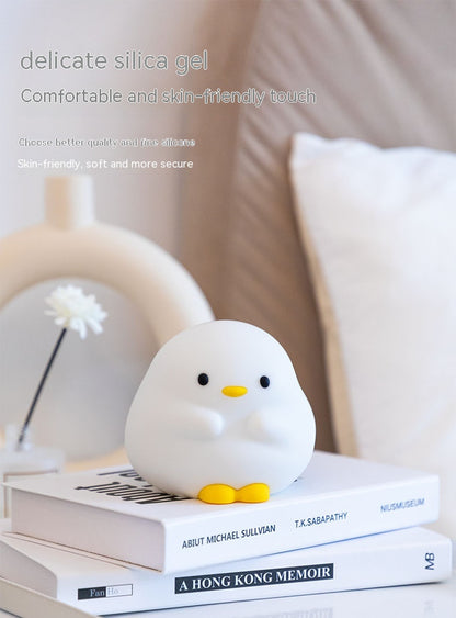 Sleepy Duck™ LED Night Light – Soft Silicone Touch Lamp for Cozy Nights