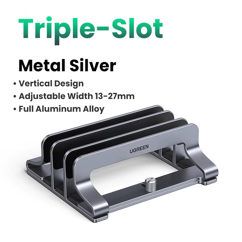 Vertical Laptop Stand Holder for Macbook Air Pro Aluminum Foldable Notebook Stand Laptop Support Macbook Pro Tablet Stand