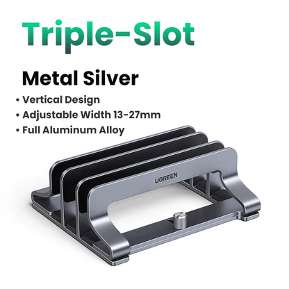 Vertical Laptop Stand Holder for Macbook Air Pro Aluminum Foldable Notebook Stand Laptop Support Macbook Pro Tablet Stand