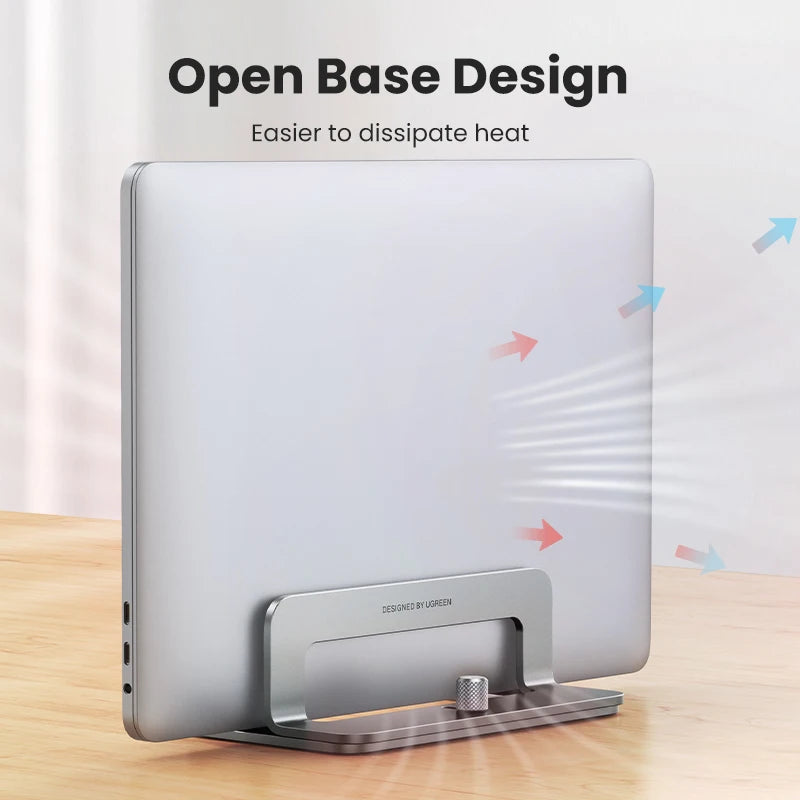 Vertical Laptop Stand Holder for Macbook Air Pro Aluminum Foldable Notebook Stand Laptop Support Macbook Pro Tablet Stand